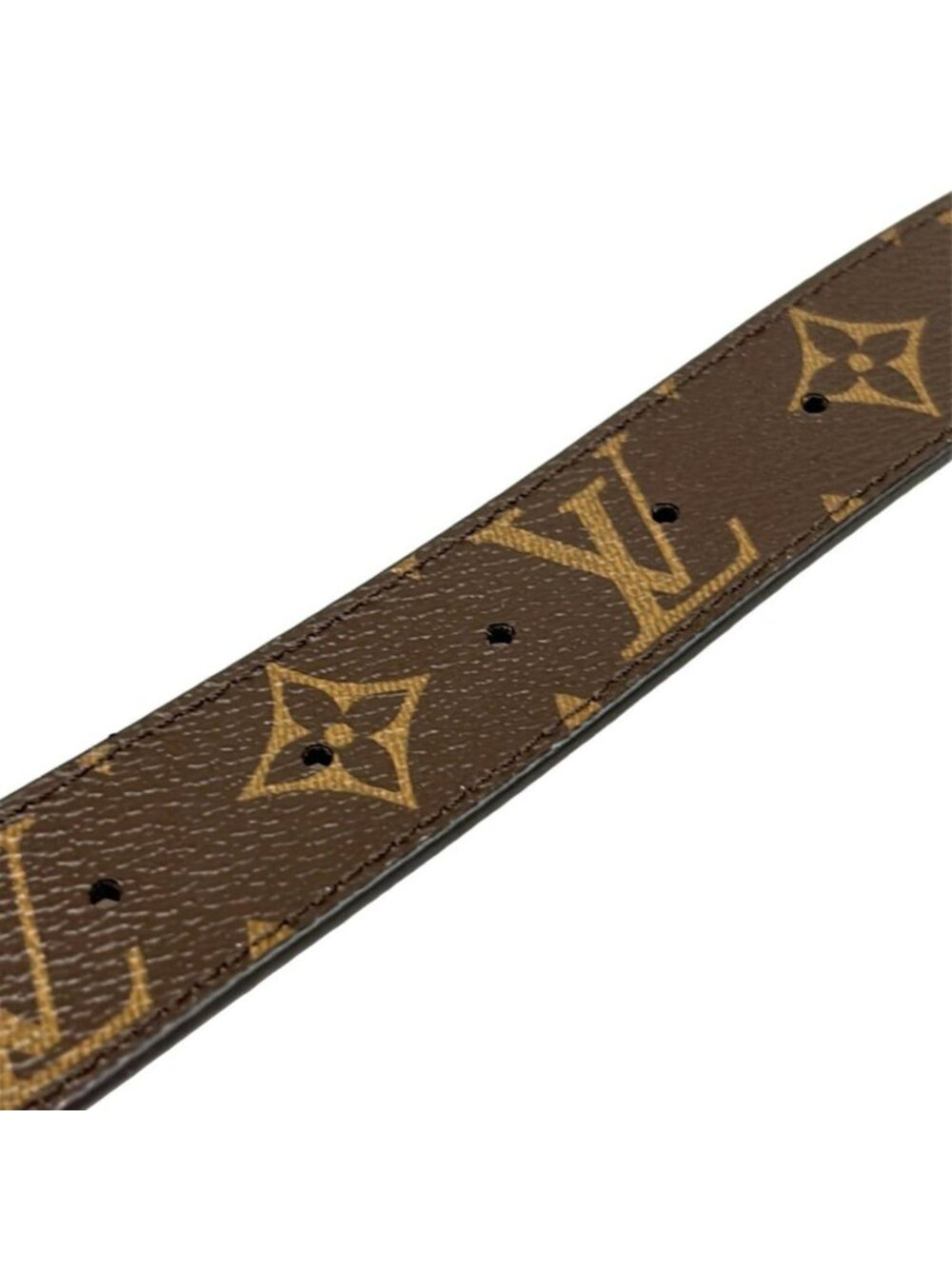 Louis Vuitton Belt Monogram Ceinture LV Initial 30 mm Reversible Red - Picture 5 of 7